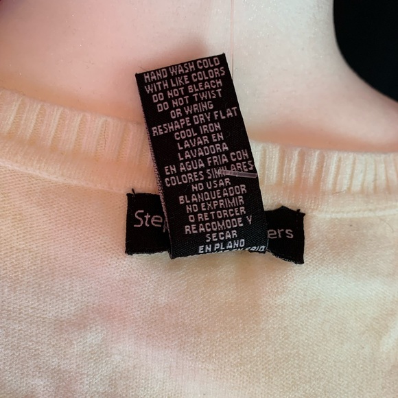 Stephanie Rogers white sleeveless sweater size L - Picture 6 of 6